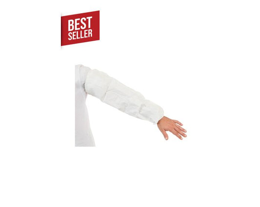 White arm sleeve with a hand wearing it, on a white background with 'Best Seller' label.