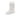 White boot cover on a white background