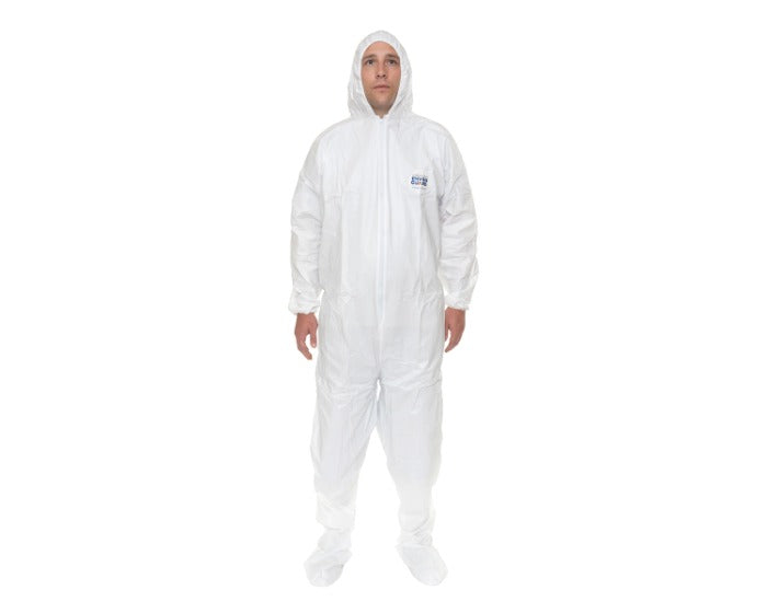 International Enviroguard ValuGuard MP 8119 hooded and booted coverall features and details