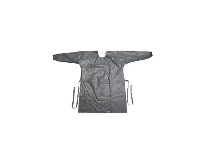 Gray raincoat on a white background