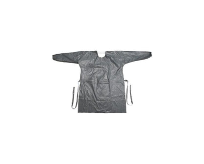 Gray raincoat on a white background