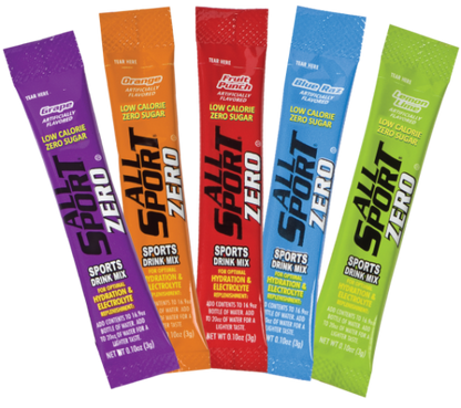 All Sport Zero Powder Sticks Variety Pack 500 Case, (10 Boxes of 50) - Hollis Supply