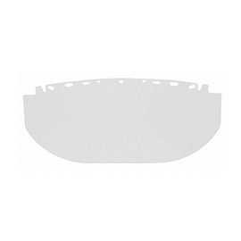 Bullard Acetate Visor - Clear, flat, multi-fit acetate visor, 9" x 19 3/4" x 0.040" | CS40 (Case of 50) - Hollis Supply