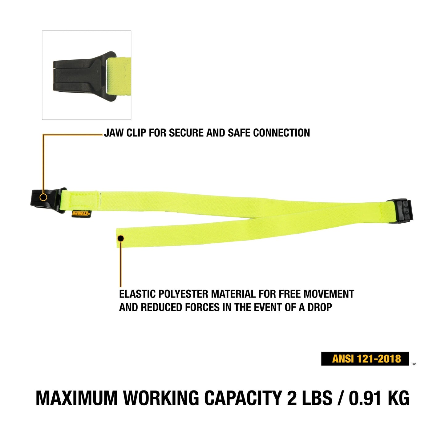 DEWALT Hard Hat Lanyard | DXDP610400 - Hollis Supply