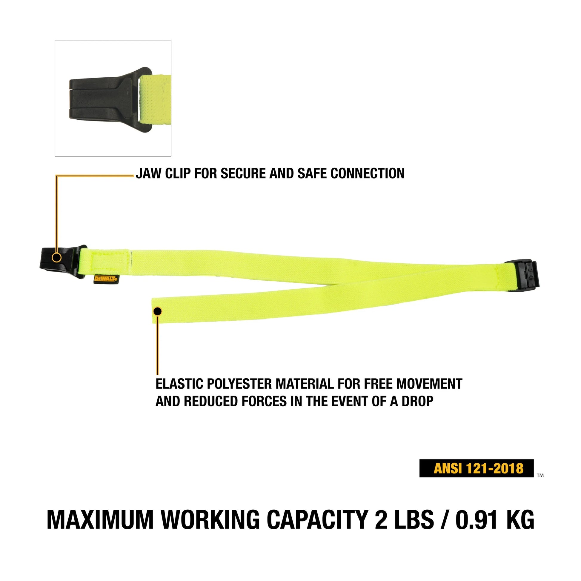 DEWALT Hard Hat Lanyard | DXDP610400 - Hollis Supply