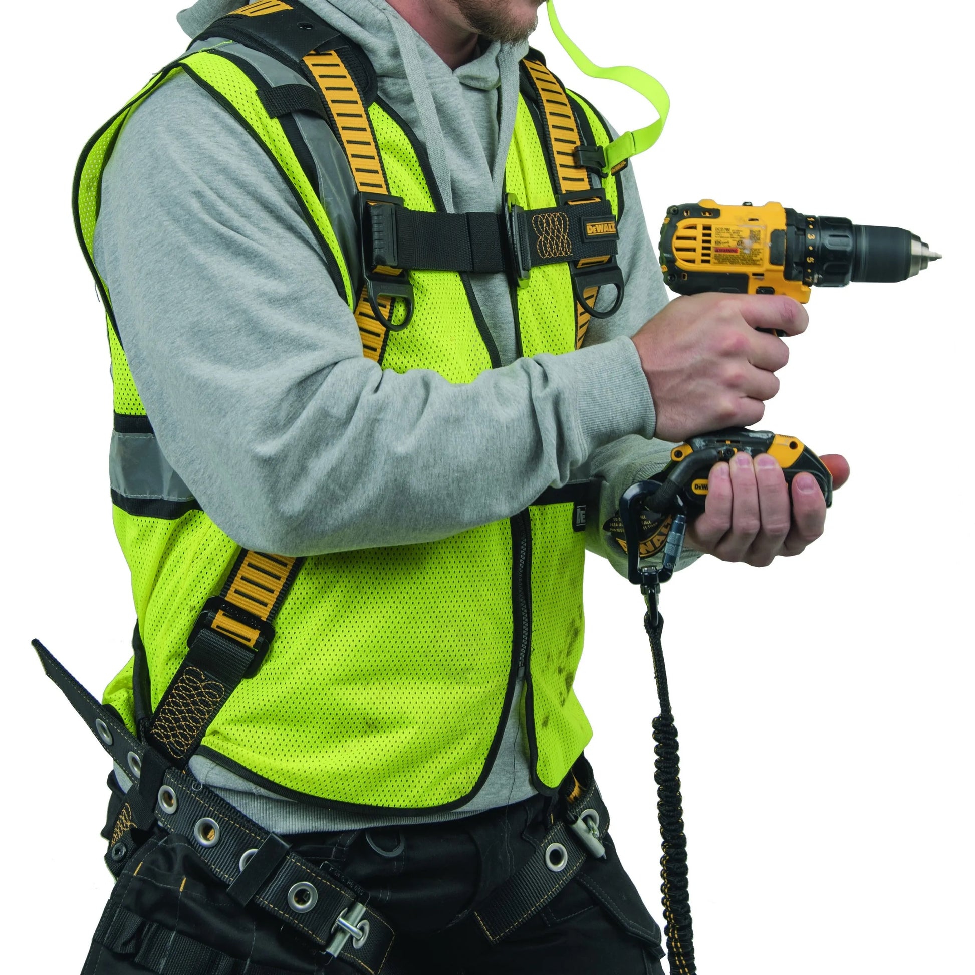 DEWALT Power Tool Lanyard Dual Carabiner 75', 15 lb. capacity | DXDP721510 - Hollis Supply