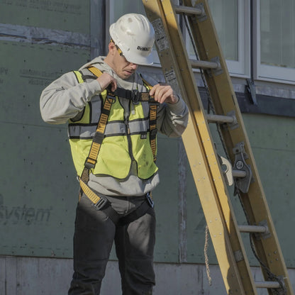 DEWALT Fall Protection Compliance kit includes D1000 Harness with PT Legs, and a 6 Ft Lanyard | DXFP110001 - Hollis Supply