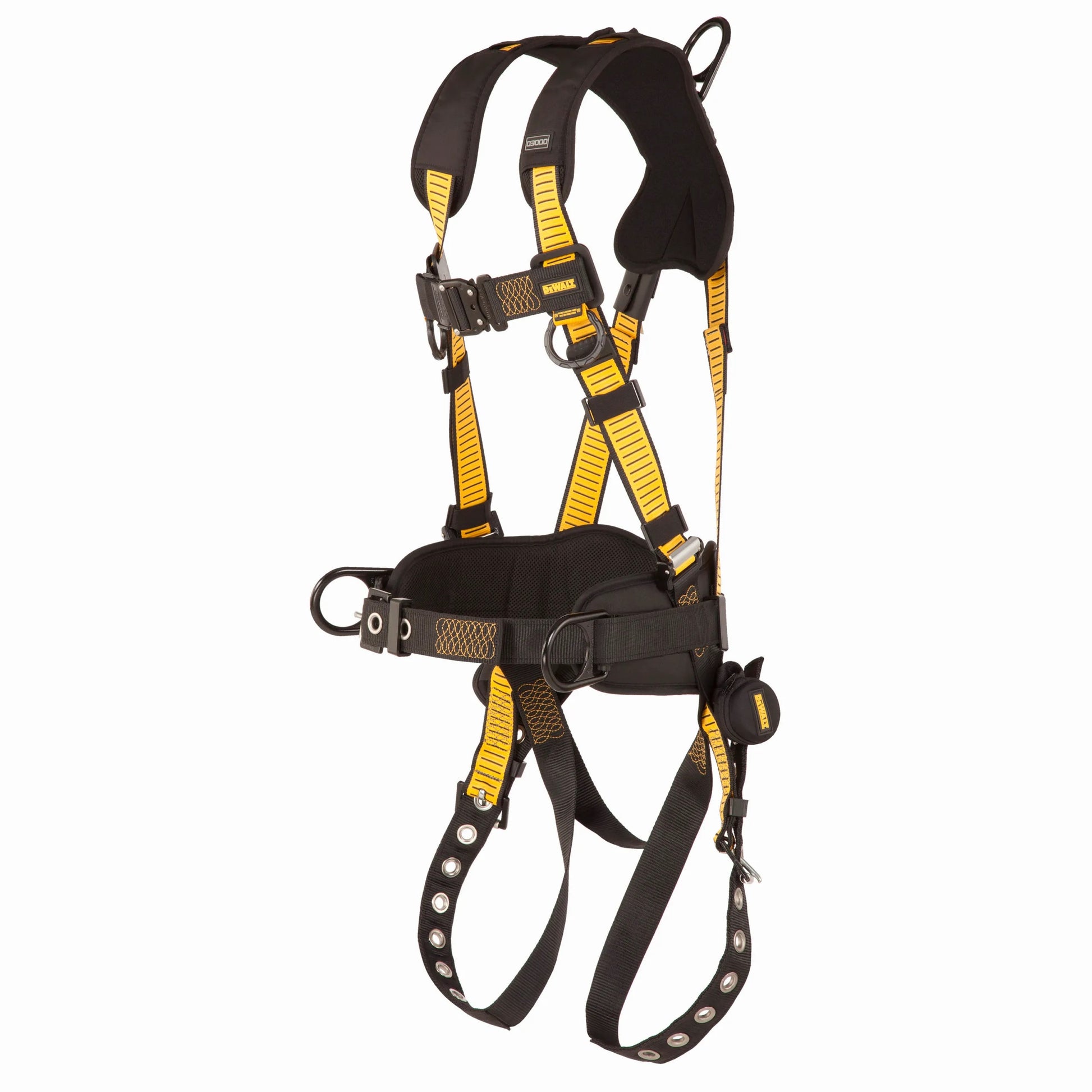 DEWALT D3000 Vest Style, with Belt, 5-Point, Back and Side D-Rings, ^QC Chest, TB Legs (S-M) - Hollis Supply
