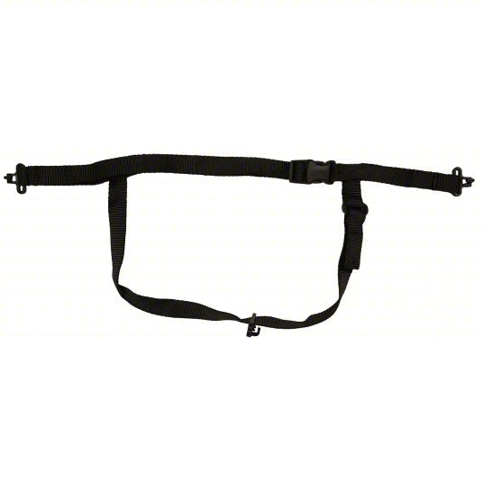 Bullard Black 3-point latex-free elastic chinstrap with chin cup for Bullard helmets S61 and S62 | ES3 (Case of 25) - Hollis Supply
