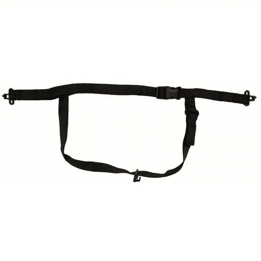 Bullard Black 3-point latex-free elastic chinstrap with chin cup for Bullard helmets S61 and S62 | ES3 (Case of 25) - Hollis Supply