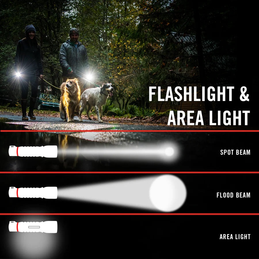 PM100R RECHARGEABLE DUAL BEAM AREA LIGHT WITH MAGNET - Hollis Supply