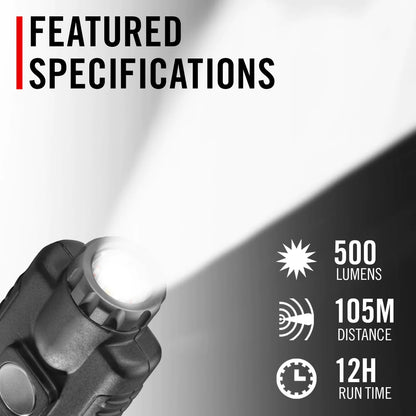 SHL2R RECHARGEABLE SIDE MOUNT LIGHT - Hollis Supply