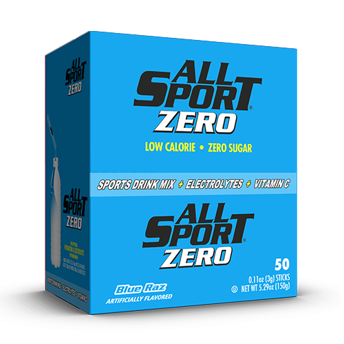 All Sport Zero Powder Sticks, Blue Raz, Box of 50