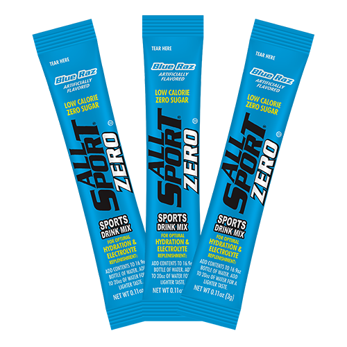 All Sport Zero Powder Sticks, Blue Raz, Box of 50