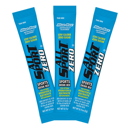 All Sport Zero Powder Sticks, Blue Raz, Box of 50