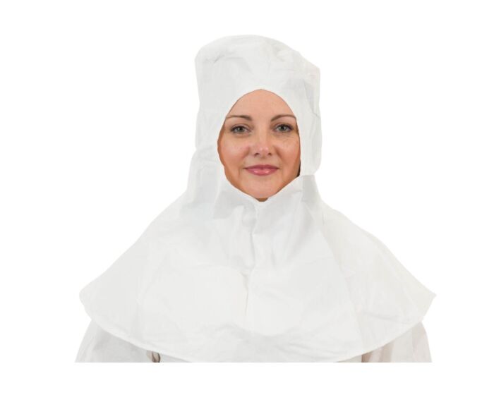 GammaGuard CE Sterile Hoods - Ties in Back, Serged Seams (Case of 100) | Style CE11063CIS - Hollis Supply
