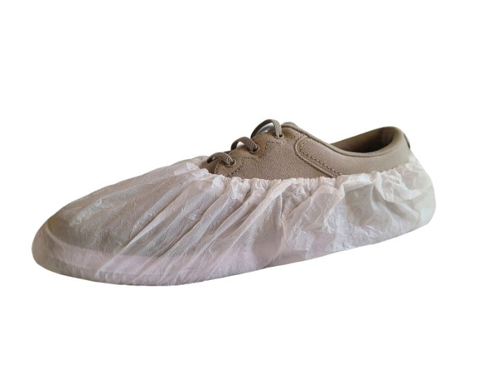 International Enviroguard CPE waterproof disposable shoe cover with elastic ankle, Style 3602