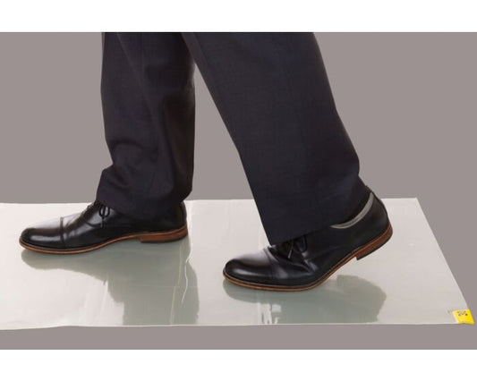 Enviromat EM3636R30 Clear Transparent Sticky Tacky Mat 36x36 - floor contamination control