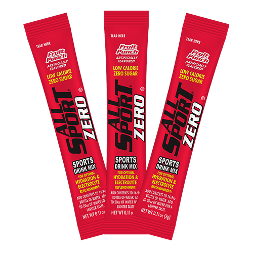 All Sport Zero Powder Sticks, Fruit Punch, Box of 50