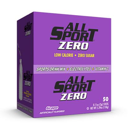 All Sport Zero Powder Sticks, Grape, Box of 50