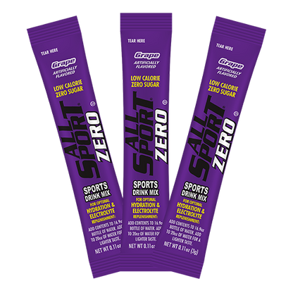 All Sport Zero Powder Sticks, Grape, Box of 50