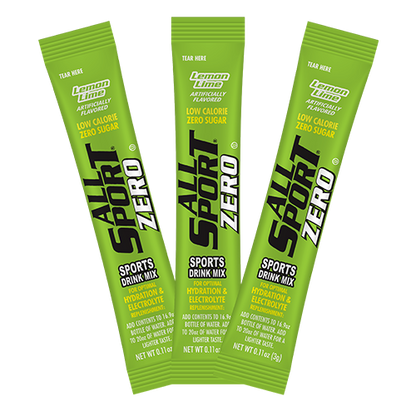 All Sport Zero Powder Sticks, Lemon Lime, Box of 50