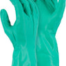 blue latex gloves