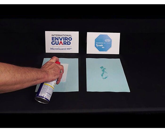 MicroGuard MP® Microporous Full-Face Hood | Elastic Face & Tie Closure, 100/Case | ASTM F1670 | International Enviroguard Style 8002