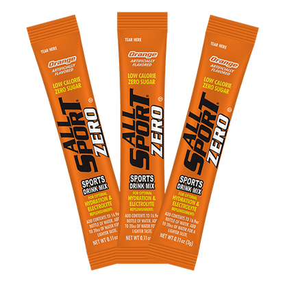 All Sport Zero Powder Sticks, Orange, Box of 50