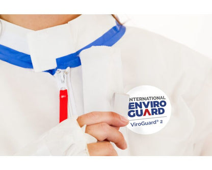 ViroGuard 2 - White Coverall, Elastic Wrist, Zipper Closure, Taped Seams (Case of 25) | Style W2502 - Hollis Supply