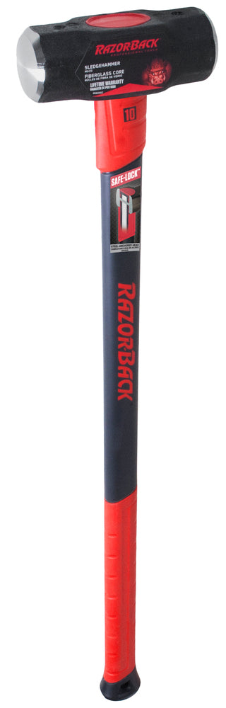 Razor-Back 10 lb. Double Face Sledge Hammer with 34